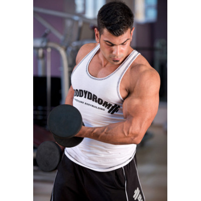 Bodydrom Fitness & Bodybuilding Sporcu Atleti Beyaz 002-02-BDA